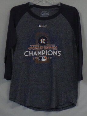 Majestic Threads Houston Astros 2017 World Series Champions T-Shirt   A702